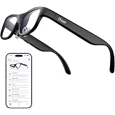 iTour A1 Smart Translator Glasses with Two-Way Translation and Teleprompter | 110-language support with offline mode, speech recognition and AI assistant via the iTourAR App for travel and meetings.