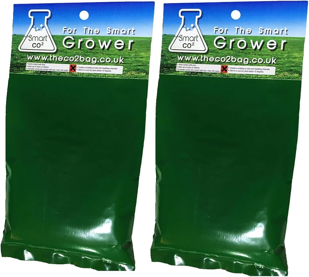 GEM-GARDEN Pack of 2 Smart Grow Bags CO2 Generator for Indoor Grow Tents