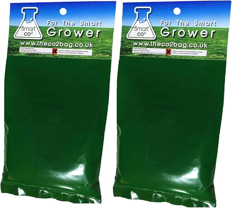 GEM-GARDEN Pack of 2 Smart Grow Bags CO2 Generator for Indoor Grow Tents