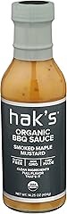 HAKS Organic Smoked Maple Mustard Bbq Sauce, 14.25 OZ