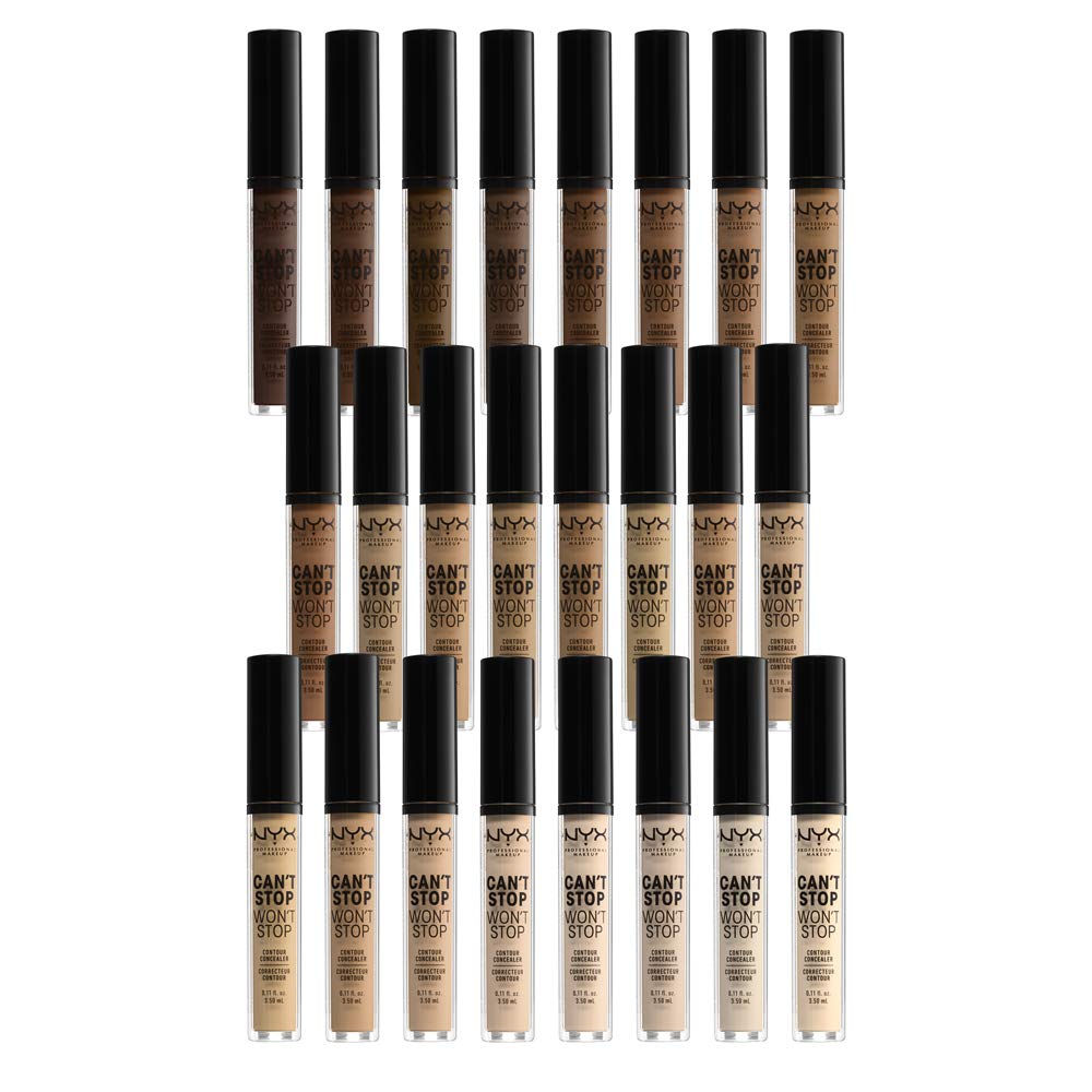 NYX PROFESSIONAL MAKEUP Can't Stop Won't Stop Contour Concealer - Vanilla, With Neutral Undertone : Beauty
