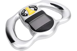 Semme Body Fat Analyzer, Handheld Digital BMI Monitor with LCD Display and 9 User Memory, for Body Fat Percentage, Metabolic 