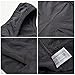 Odoland Men's Body Shaper Slimming Shirt Tummy Vest Thermal Compression Base Layer Slim Muscle Tank Top Shapewear, Gray, M