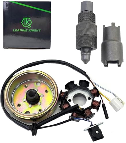 Glixal Stator Magneto Für GY6 125cc–200cc Roller – 11-polig, Kompatibel Mit Chinesischen Mopeds, ATV & Go-Karts