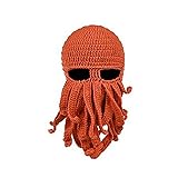 Herebuy8 Octopus Winter Warm Knitted Wool Ski Face