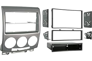 Metra 99-7509 Single DIN/Double DIN Installation Kit for 2006-2007 Mazda 5 Vehicles (Silver)