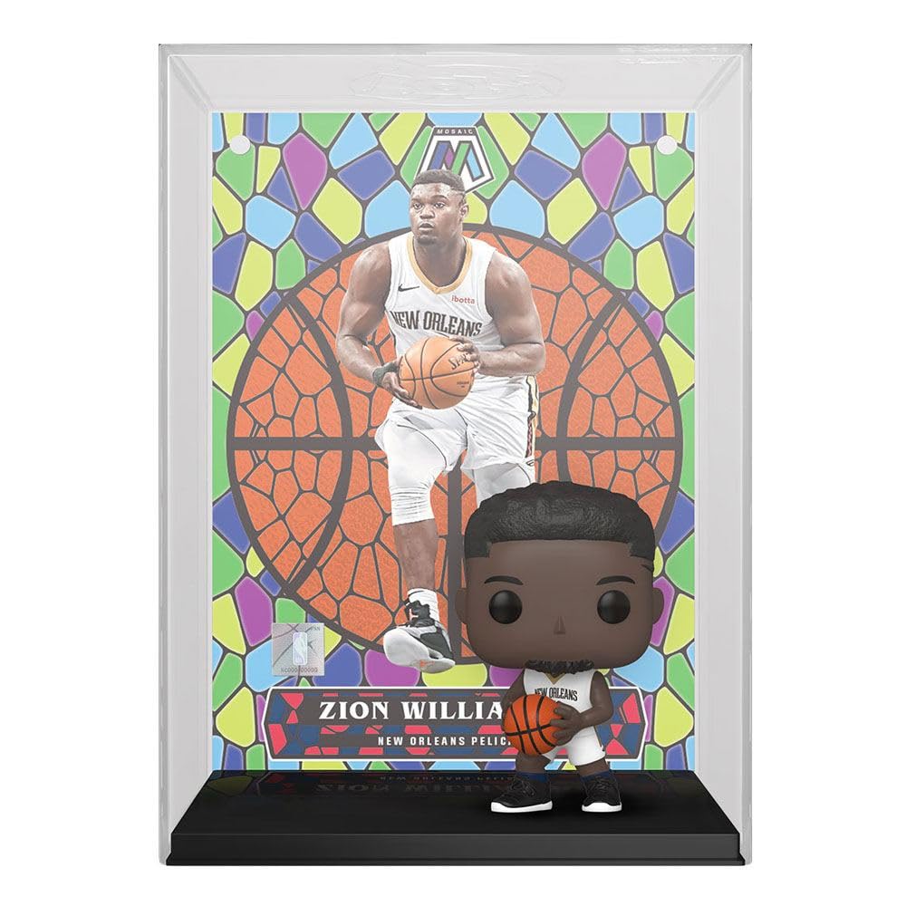 Funko Pop! Trading Cards: Zion Williamson - (Mosaic) - NBA - Collectable Vinyl Figure - Gift Idea - Official Merchandise - Toys for Kids & Adults - Sports Fans - Model Figure for Collectors