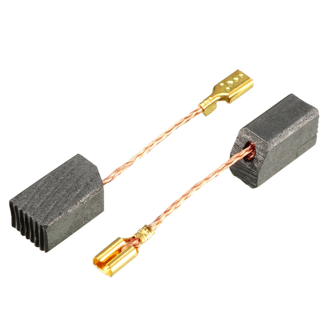 Sourcingmap 2Pcs Carbon Brushes,for Electric Motor,14mmx8mmx5mm,Power Tool,Repair Part
