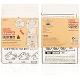 Suck UK BBQ Apron Cooking Guide-Full Length and 100% Unbleached Cotton Canvas