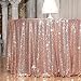 PartyDelight Sequin Tablecloth, Christmas Tree Skirt, Round, 50