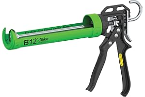 Albion Engineering Company B12 B-Line Manual Cartridge Caulking Gun, 1/10 Gallon (10 oz), 12:1 Drive