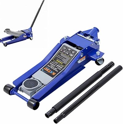 KATSU 3 Ton Hydraulic Low Profile Floor Jack 505mm Lift Twin Piston