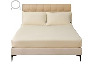 MCZAROA Grounding Sheets King Size Organic Cotton 90% Silver 10% – Silver Fiber Infused Conductive Bedding for Improved Sleep & Wellness (White, King - 76"x80"x15")