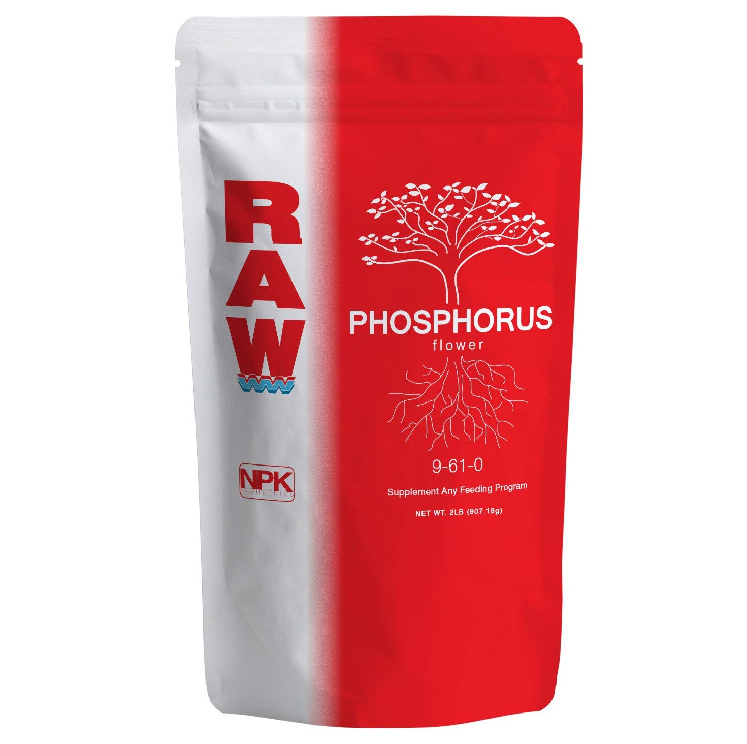 RAW Phosphorus 2lb - High-Performance Plant Booster for Flowering and Root Development - Indoor, Outdoor, Hydroponic Use