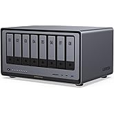 UGREEN NAS DXP8800 Plus 8-Bay Desktop NAS, Intel i5 1235u 10-Core CPU, 8GB DDR5 RAM, Bulit-in 128G SSD for System, 2X 10GbE, 