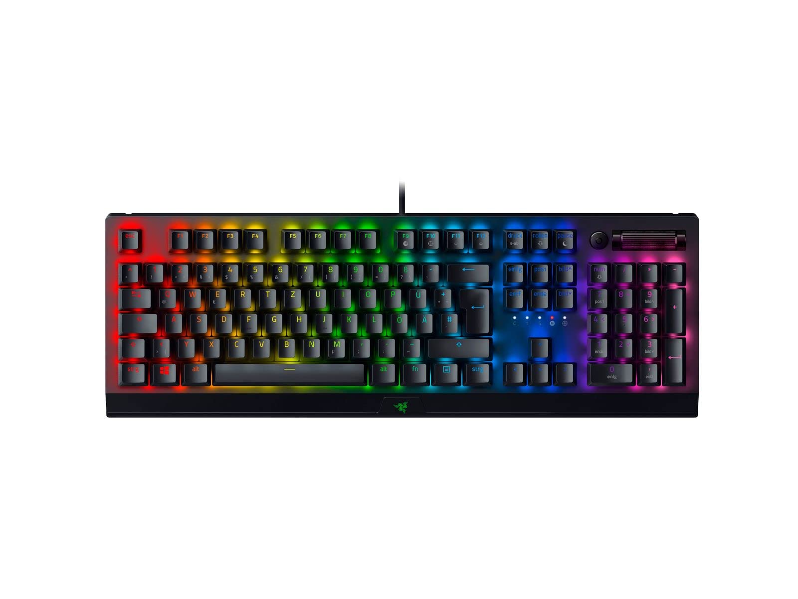 Razer BlackWidow V3 Gaming Tastatur, Razer Green, RGB - schwarz