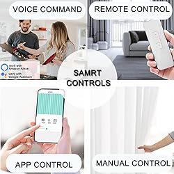 Celling Smart Curtains System, Electric Track with