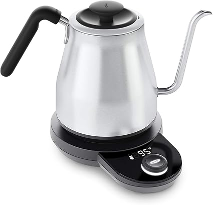 Amazon Oxo On 電気ケトル コーヒードリップ 温度調整機能 タイマー付き 国内仕様 1 0l Oxo オクソー 電気ケトル