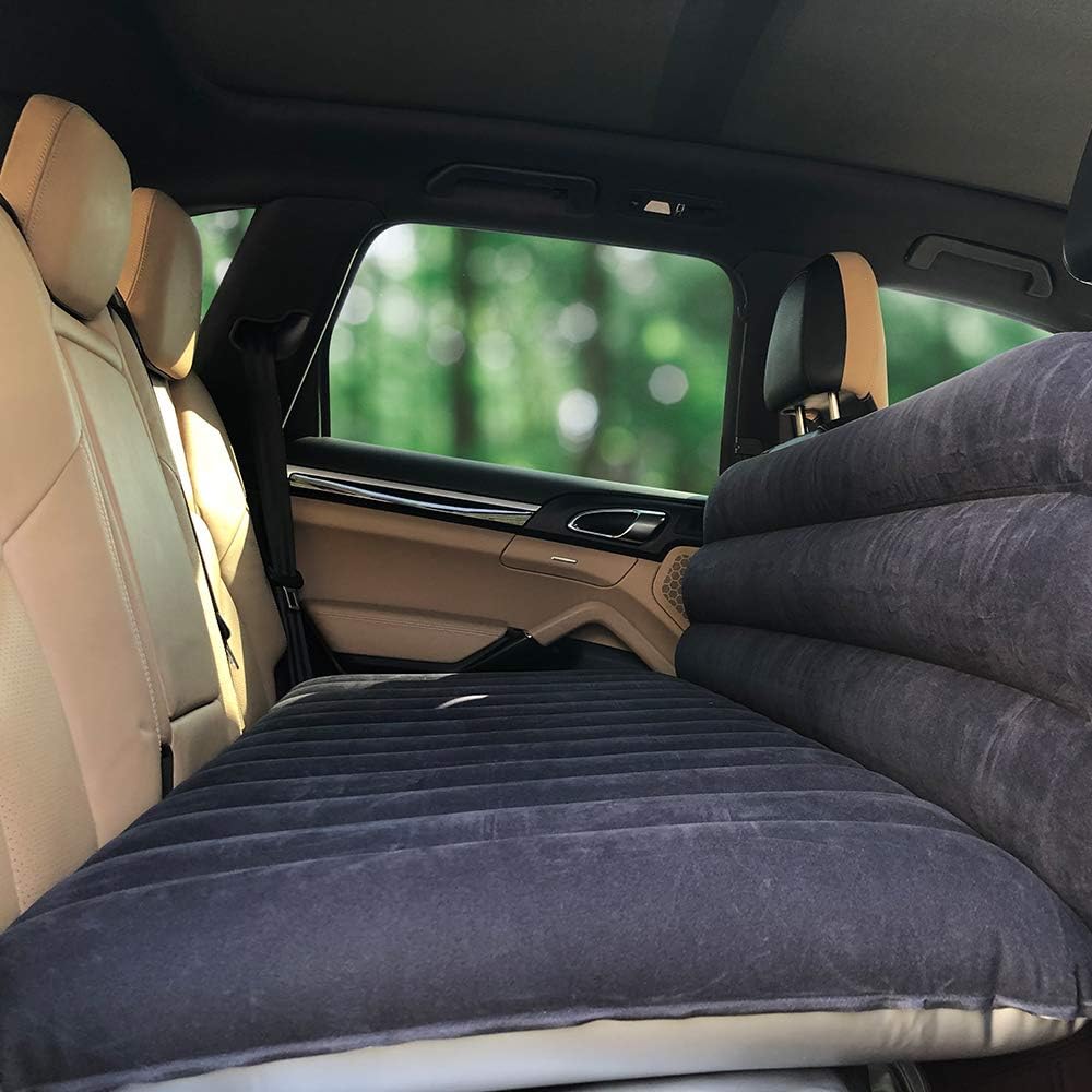 QDH SUV Air Mattress - Thickened Car Bed Back Seat Mattress - Portable Car Mattress for Vehicle Cushion Air Bed Inflatable Mattress Car Bed with Air-Pump - Camping Blow Up Mattress for SUV: Kitchen & Dining