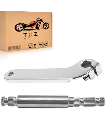 Amazon.com: Orange Cycle Parts Chrome Shifter Shaft for 00