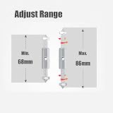 Huanfeimo 21PCS Cassette Screws Support Rod Kit for 86 Type Switch Box Repair view 4