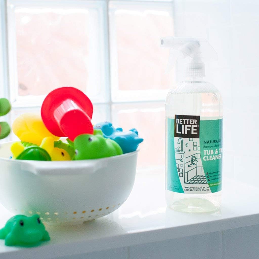 Better Life Natural Tub and Tile Cleaner, Tea Tree and Eucalyptus, 32 Fl Oz (Pack of 2): Health & Personal Care
