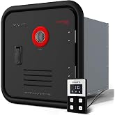 FOGATTI InstaShower 9 Pro RV Tankless Water Heater, Built-in Mixing Tank | Easy Retrofit with 15"x15" Door, 66,000 BTU On-Demand Water Heater, High-Altitude Ready, for RV Families &amp; Campers, Gen 3