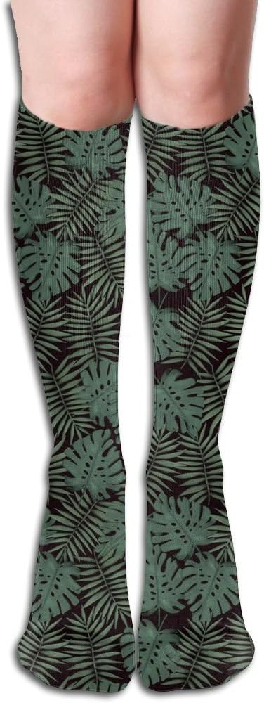 Funny Squirrel Pattern Women's Compression Stockings Casual Design Knee High Socks Sports Long Sock