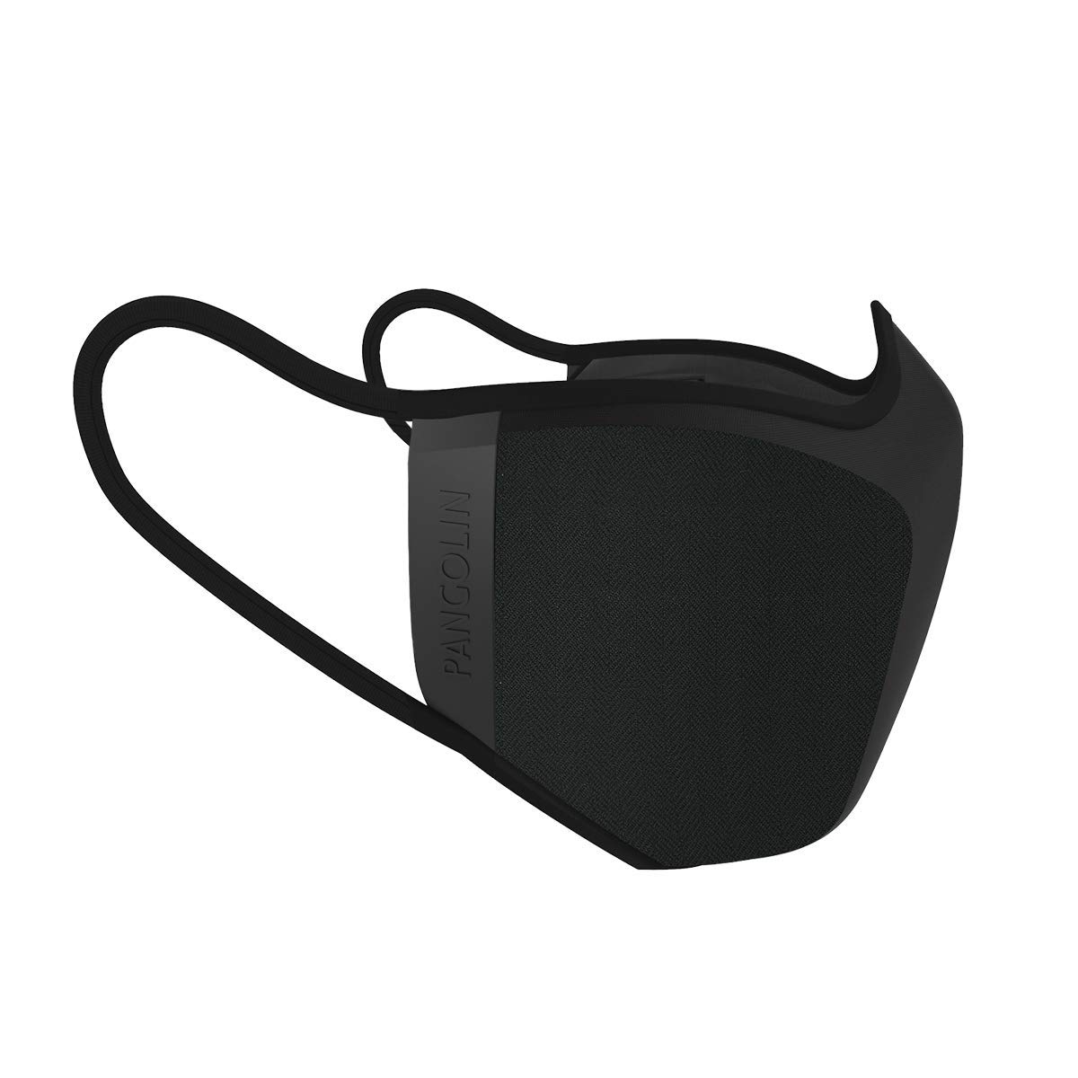 Pangolin Graphene & Cotton Reuseable Cloth Face Mask (Black, Without Valve, Pack of 1) for Men