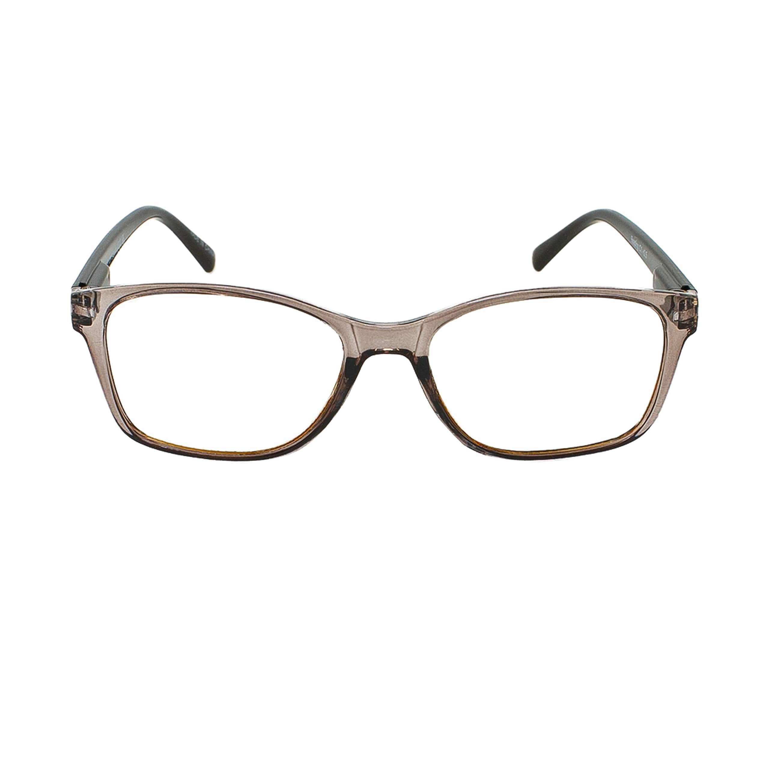 Reading Glasses Shop Style PC06 Vinyl Reading Glasses, 1.00 Strength, Grey/Black