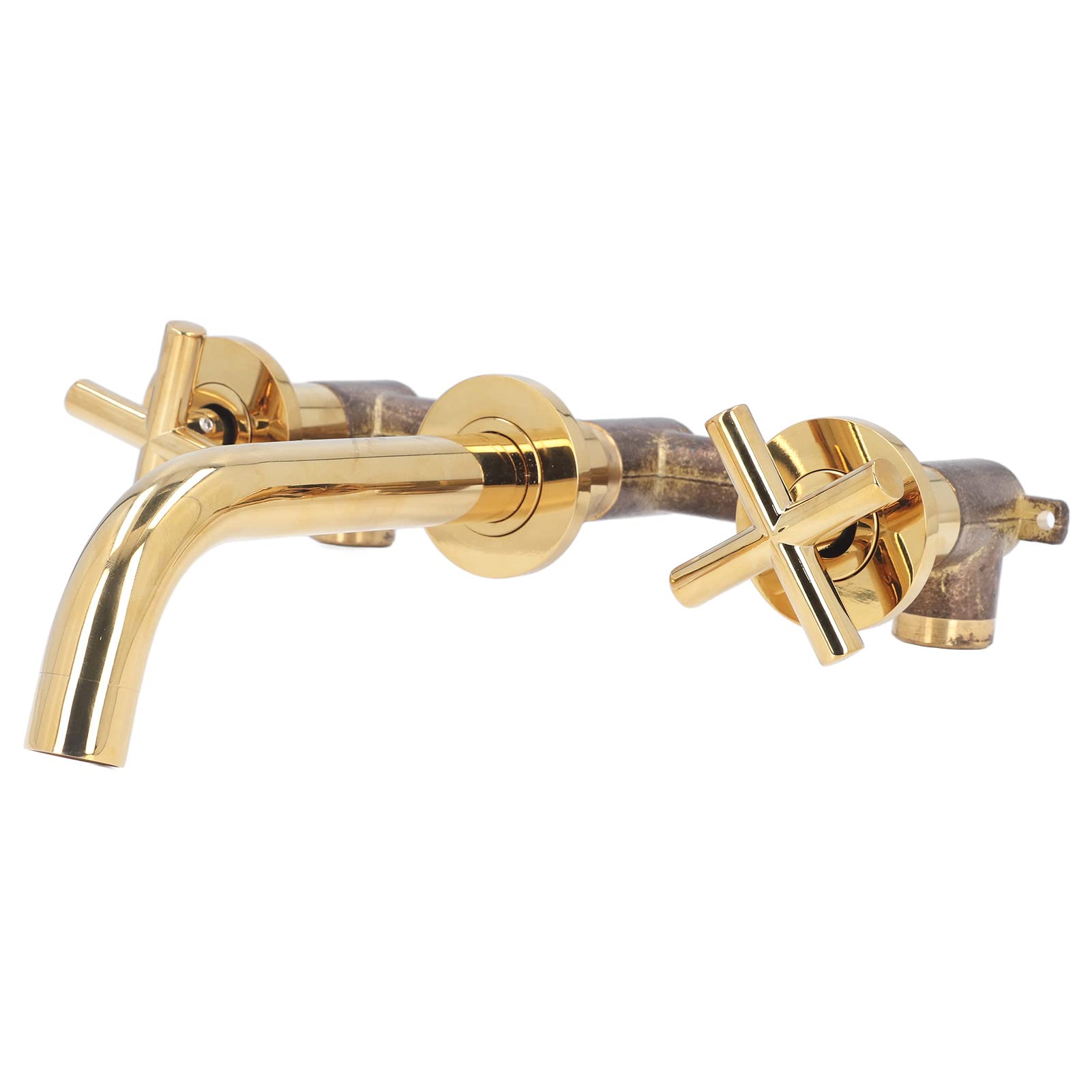 AMONIDA Faucet Concealed installation with beautifully designed copper faucet for toilets Gold