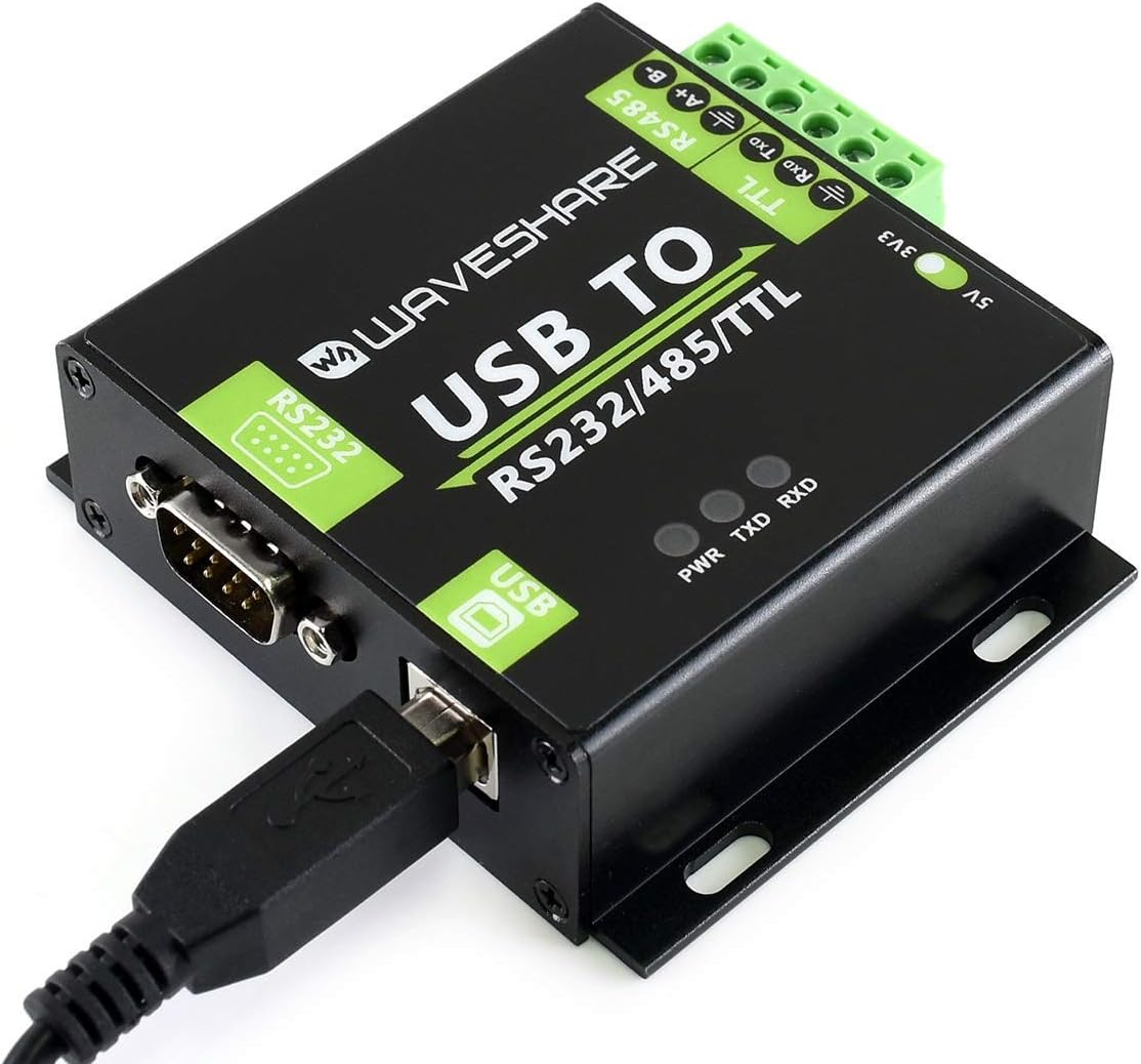 Waveshare USB to RS232/RS485/TTL Interface Converter Industrial Isolated Converter with Original FT232RL Inside