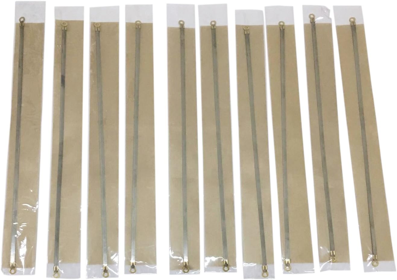 10PCS 12" Sealer Replacement Element Grip and Teflon Tapes, Impulse Sealer Repair Kits Heat Seal Strips for Most Hand Sealers, Length: 12 inch (300mm), Seal Width: 0.2 inch (5mm)
