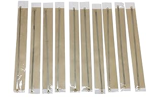 10PCS 12" Sealer Replacement Element Grip and Teflon Tapes, Impulse Sealer Repair Kits Heat Seal Strips for Most Hand Sealers, Length: 12 inch (300mm)