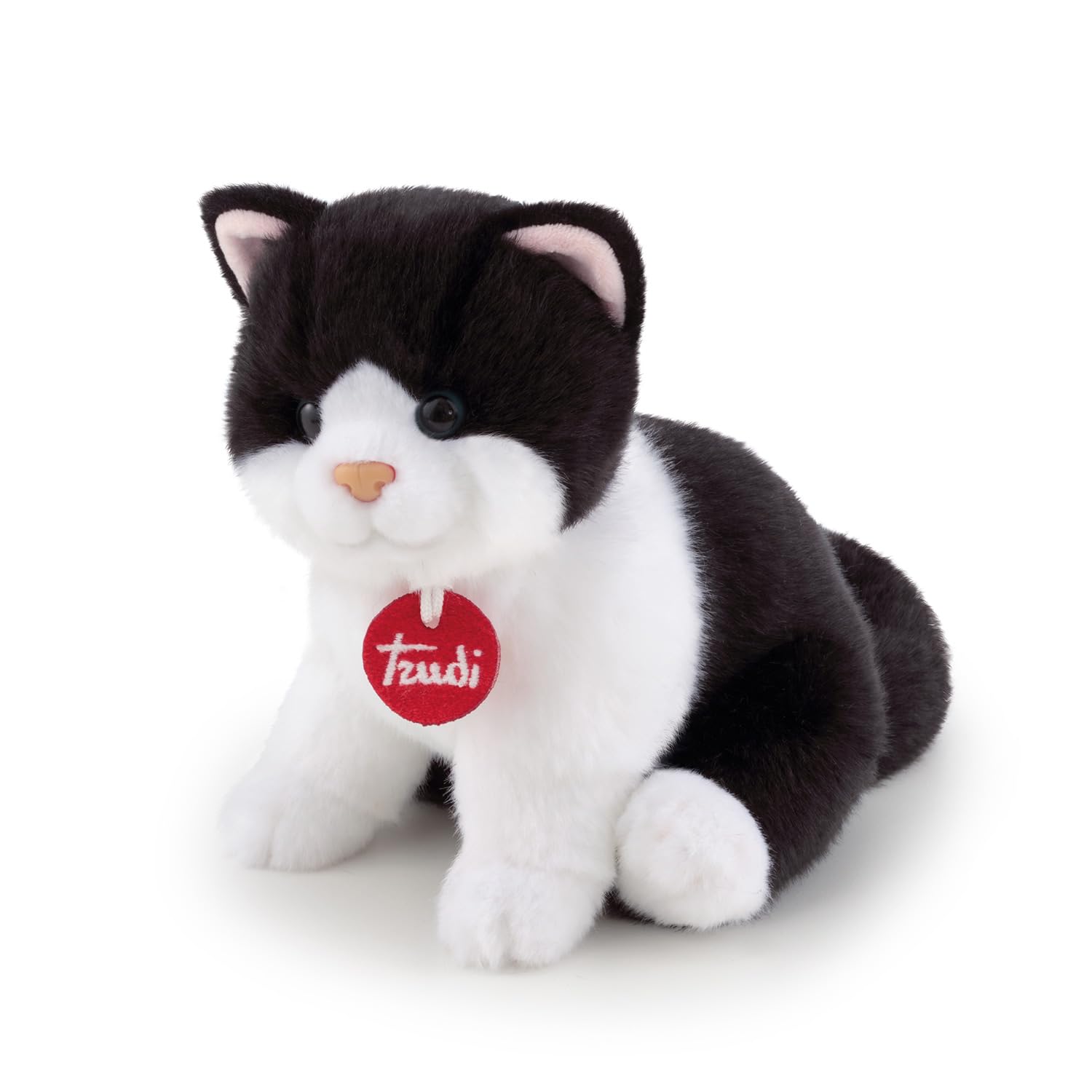 Trudi 21040 - Black and white Brad kitten