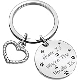 ZQEOU Goldendoodle Lover Keyring Pet Parent Jewelry Best Friend Keychain Dog Mom Gift BFF Jewelry