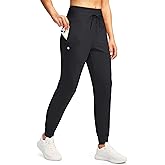 G GRADUAL Women's Joggers Pants with Zipper Pockets High Waisted Sweatpants Athletic Tapered Pants for Women Lounge Workout