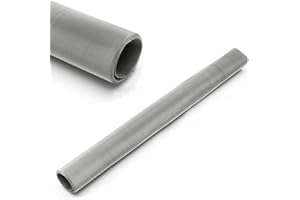 SKYPRO LTKJ 304 Stainless Steel Woven Wire 200 Mesh 75 Micron Fine Screen Mesh Steel Woven Mesh for Filter Mesh, Filtration Cloth, 11.8 x 23.6 Inch