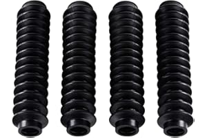 Supreme Suspensions - Universal Strut Shock Boots For Stock or Lifted Trucks SUVs (Black) PRO - Can Cooler Included with Purchase