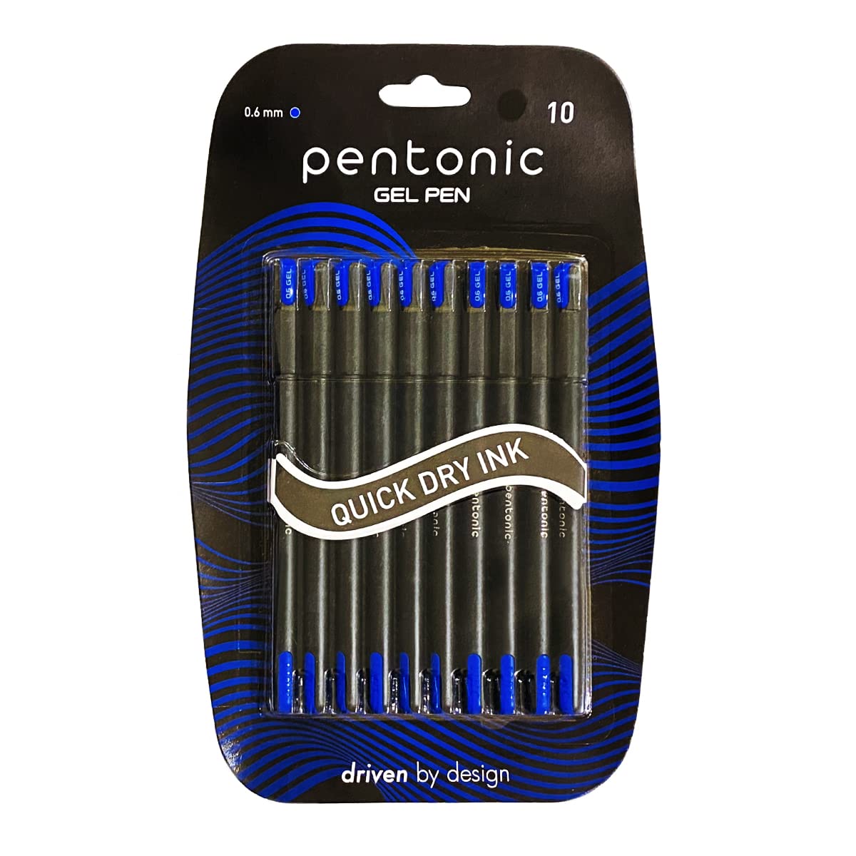 Photo 1 of Pentonic LINC 0.6 mm Gel Pen Blister Pack (Blue Ink, Pack of 10)