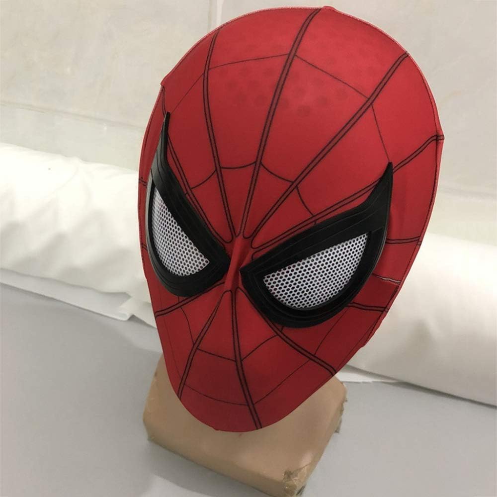 KYOKIM SpiderMan Mask Adult Head Helmet Mask Halloween Easter Christmas Cosplay Props Masquerade Parties Face Prop Gift Universal Size,Headgear