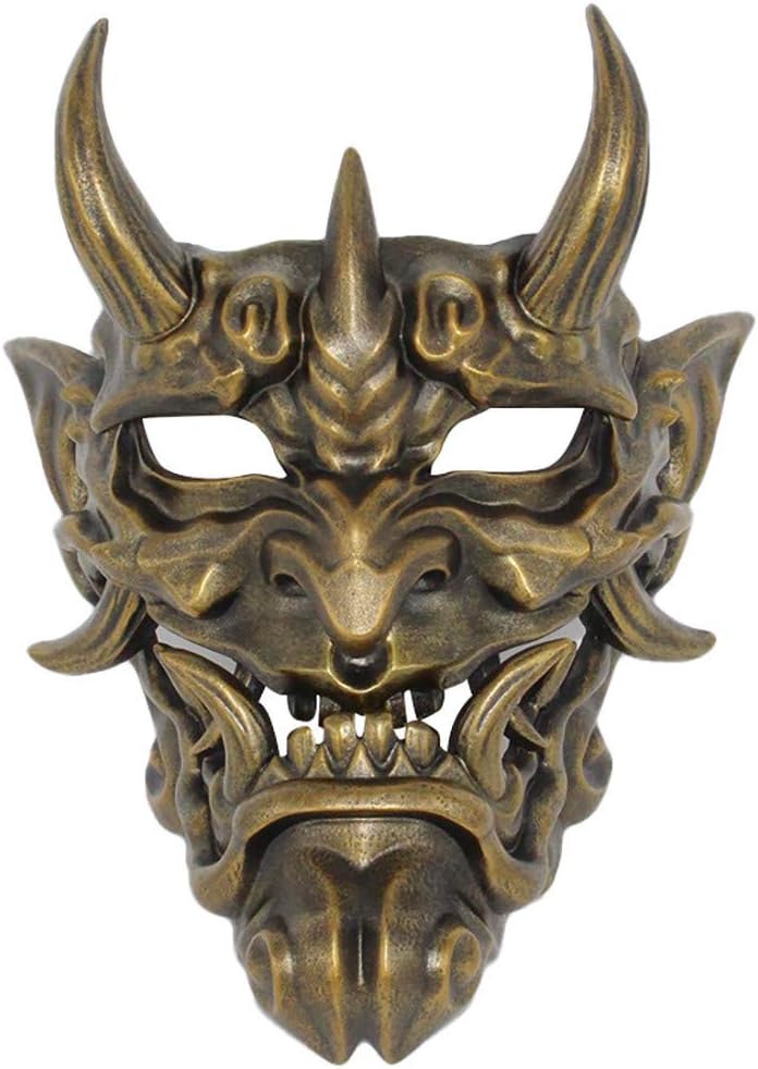 Halloween Pretend Play Masks Japanese Prajna Halloween Mask Clothing Collection Wall Hanging Mask