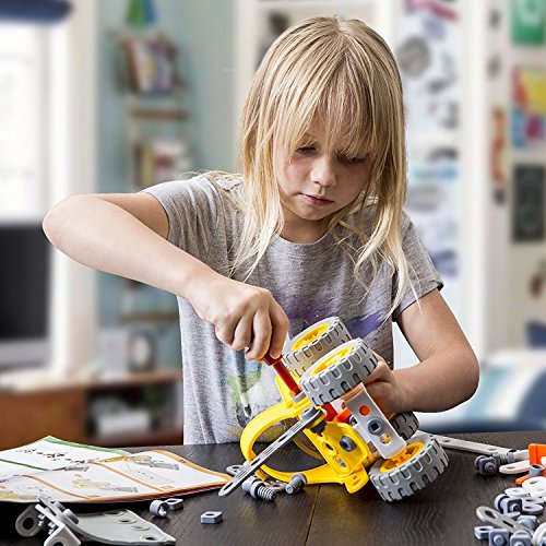 ToysOpoly STEM Toys Kit 5-in-1 Build and Play Set, Educational Engineering DIY Building Blocks for Ages 8, 9, 10, 11, 12 Year Old Boys & Girls, 148 Pieces