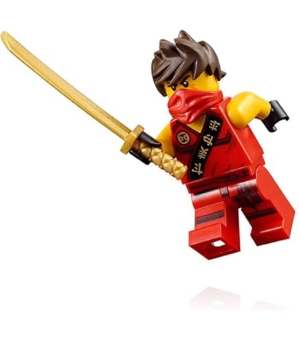 Amazon.com: LEGO Ninjago Red Ninja Minifigure - Kai ZX with Dual