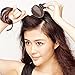 HuntGold 3Pcs Women Magic Fast Hair Bump It Up Insets Pads with Clip Sponge Hairpins Black