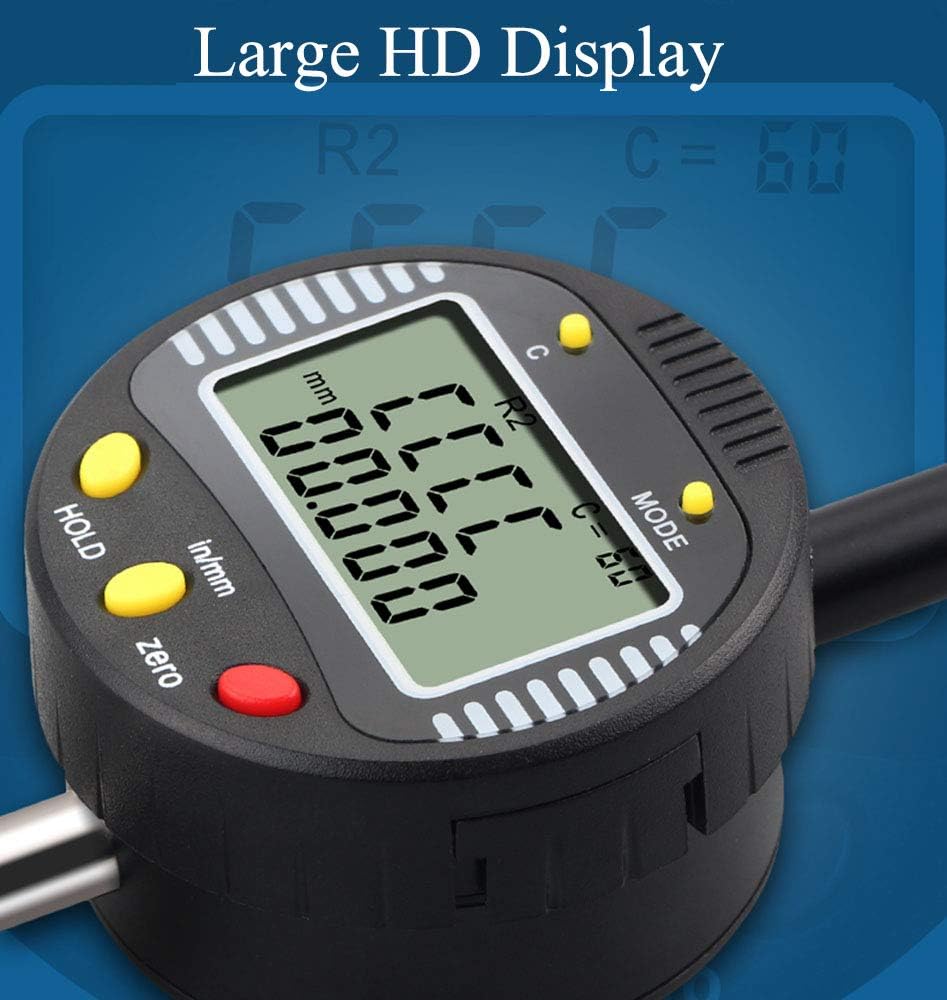 CGOLDENWALL High accuracy digital radius gauge digital radius indicator Measurement Tool with