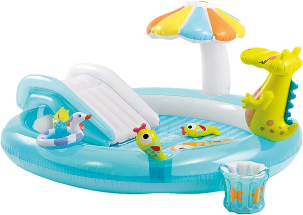 SYYCY Inflatable Ocean Ball Pool Baby Playing Pool Baby Pool Baby Pool Household Slide,203x173x89cm