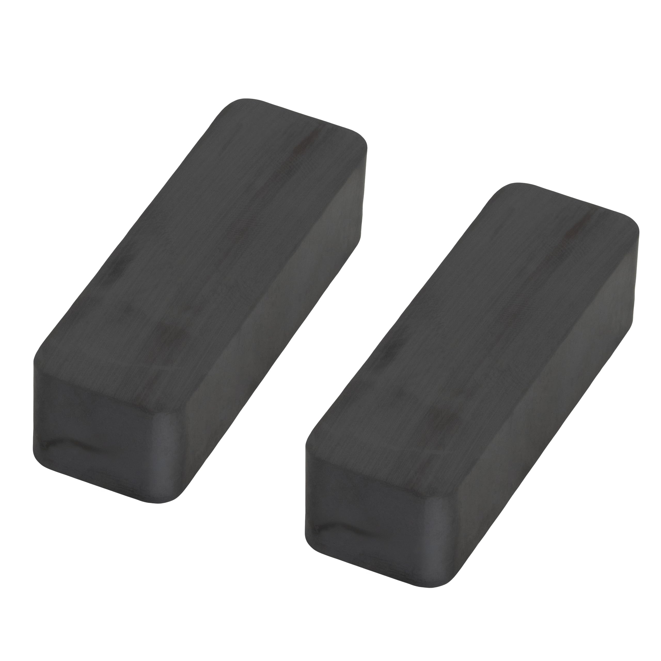 Y30BH Ferrite Magnet for Arts, Crafts, Model Making, DIY and Hobbies - 60mm x 20mm x 15mm thick - 4.9kg Pull - Pack of 2