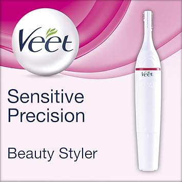 Veet Sensitive Precision Beauty Styler, Präzisions-Trimmer für Gesicht und Körper, 1er Pack (1 x 1 Stück)