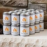 Real Flame 24 Pack of 13 oz Gel Fuel Cans for Fireplace